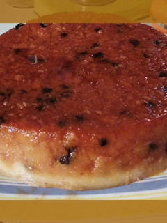 Una foto de Budín de pan rústico