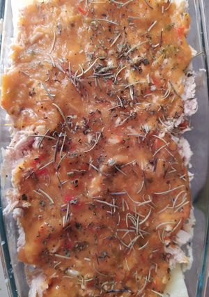Una foto de Lasaña de pollo (con opción vegetariana) :)