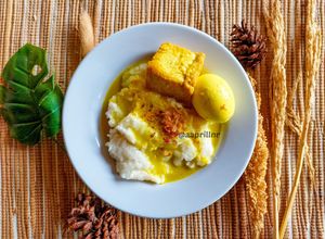Foto resep Jenang Lemu Kuah Terik Tahu (Bubur Lemu)