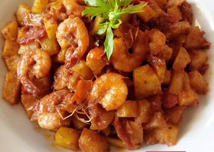 Resep 32. Sambal Goreng Kentang (Dengan Santan) #BikinRamadanBerkesan yang Lezat