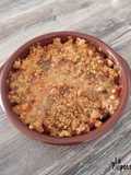 Crumble de tomate et chorizo