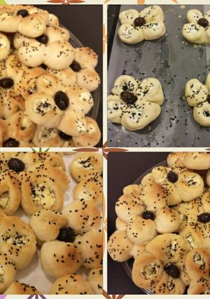 صورة لوصفة وردات 🌻 الجبن بعجينة العشر دقائق