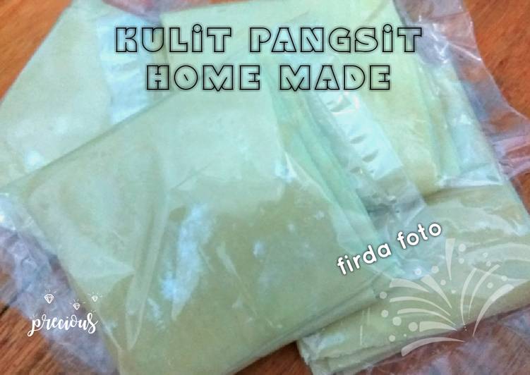Kulit pangsit home made