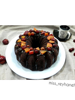 عکسی از دستور کیک شکلاتی