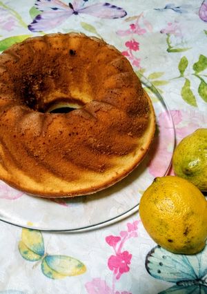 Una foto de Budín de limón