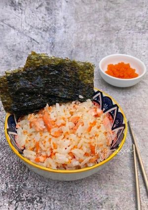 Foto resep Salmon Rice Tobiko