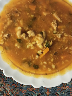 عکسی از دستور سوپ پای مرغ مقوی