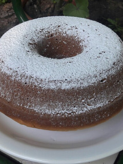 Una foto de Budín de coco y dulce de leche😃