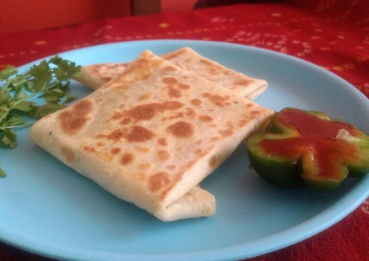 Simple Way to Prepare Homemade Mughlai chicken paratha