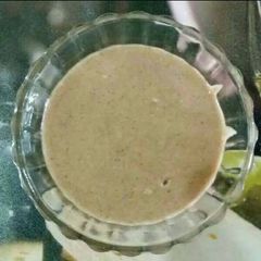 A picture of Homemade tahini sauce.