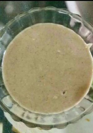 A picture of Homemade tahini sauce.