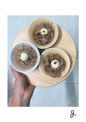 Hình của món Thịt Chưng Trứng.