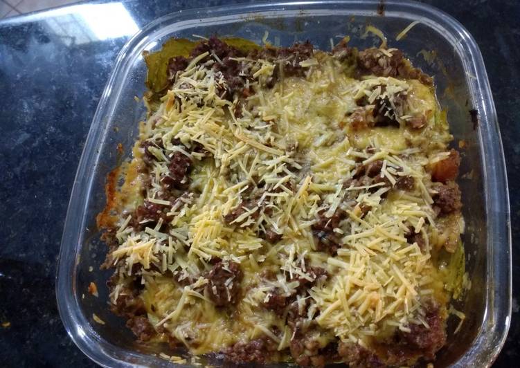 Lasanha nutritiva com baixo carboidrato e sem Glúten