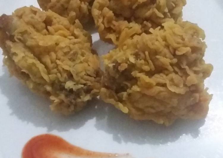 Langkah Mudah untuk Membuat Ayam kribo (kentucky fried chiken) anti gagal yang Menggugah Selera
