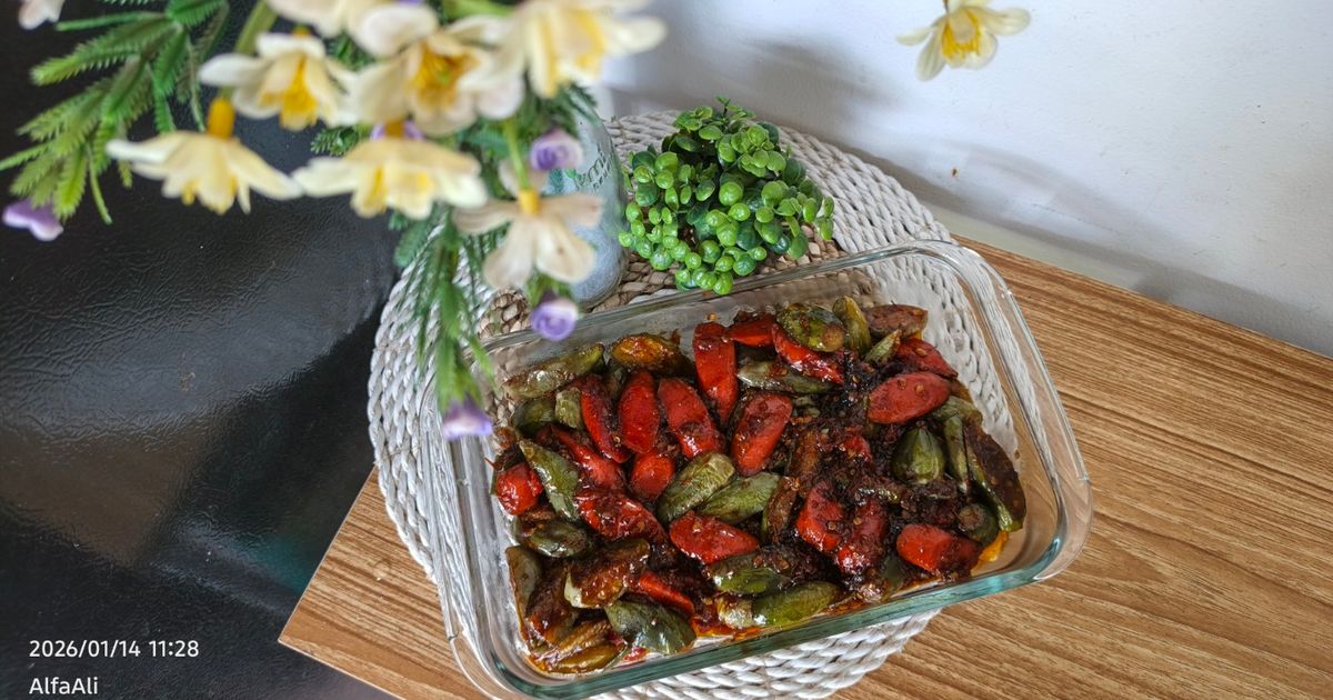 Terong Sosis Lada Hitam ala Ummi Alfa