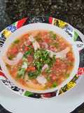 217. Ceviche Ecuatoriano de Gambas y Cilantro