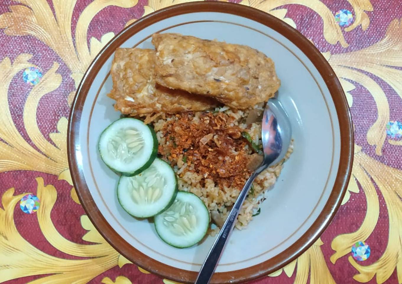 Nasi goreng bumbu ebi