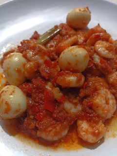 Foto resep Balado Udang Telur Puyuh