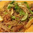 Pad Thai Style Noodles with Chicken and Shrimp
