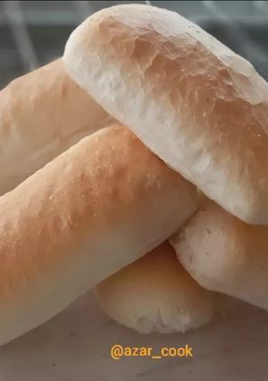 عکسی از دستور نان باگت خانگی