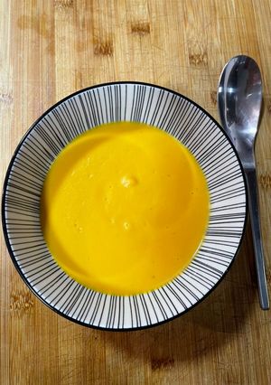 Una foto de Crema de batata