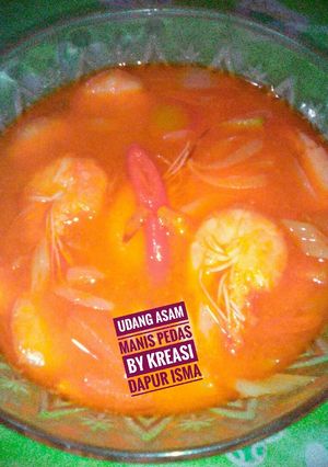 Foto resep Udang Asam Manis Pedas