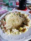 Risotto con zucchine e fiori