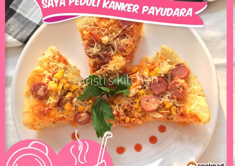 Resep Homemade pizza empuk #PejuangDapur #PeduliKankerPayudara Anti Gagal