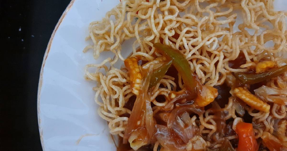 Veg. Chinese chop suey/ American chop suey Recipe by Neelam Shah Cookpad