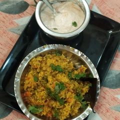 A picture of Moong dal masala khichadi.
