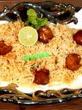 LOBIA MOTI PULAO (kidney beans kofta Pulao)