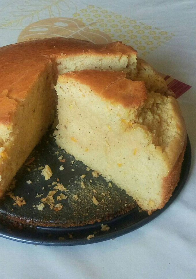 Una foto de Bizcocho sin azúcar (con naranja y vainilla)