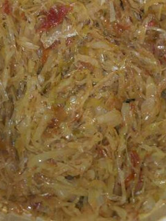 A picture of Fried cabbage.