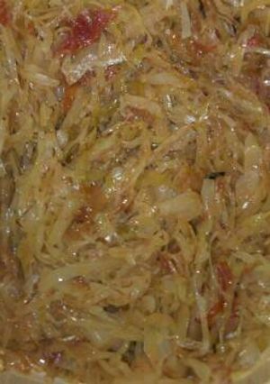 A picture of Fried cabbage.