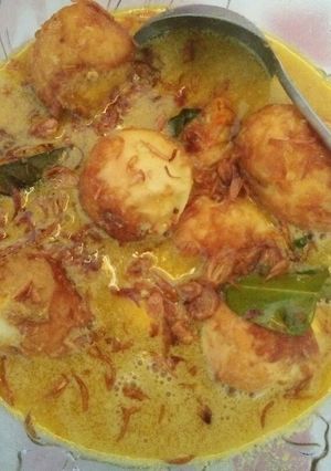 Foto resep Telur bumbu kuning