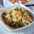 Arroz Integral con calabacín asado