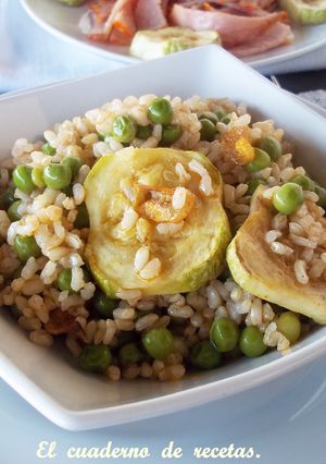 Foto principal de Arroz Integral con calabacín asado