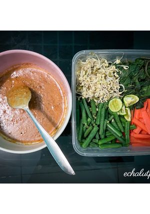 Foto resep Pecel Sayur Simple