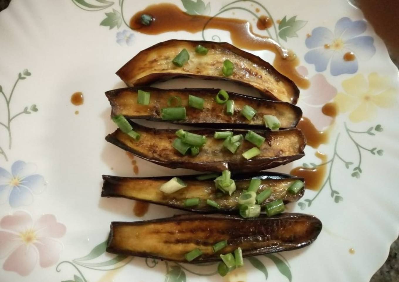 Japanese eggplant salad