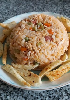 Una foto de Arroz con pollo