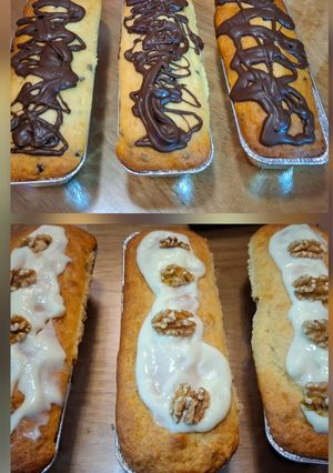 Una foto de Budín sin manteca,de nuez,pasas o chispitas de chocolate