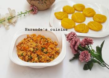 New Recipe Bake mash potato with scrambled egg sauce Home Style