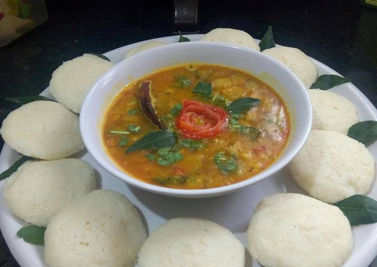 Recipe of Homemade Idli sambar