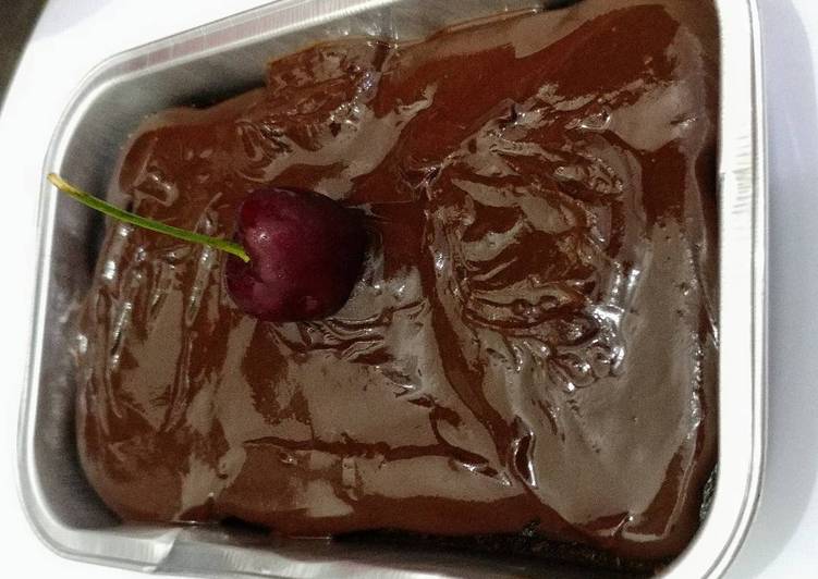 Chocolate Steam Cake with Ganache