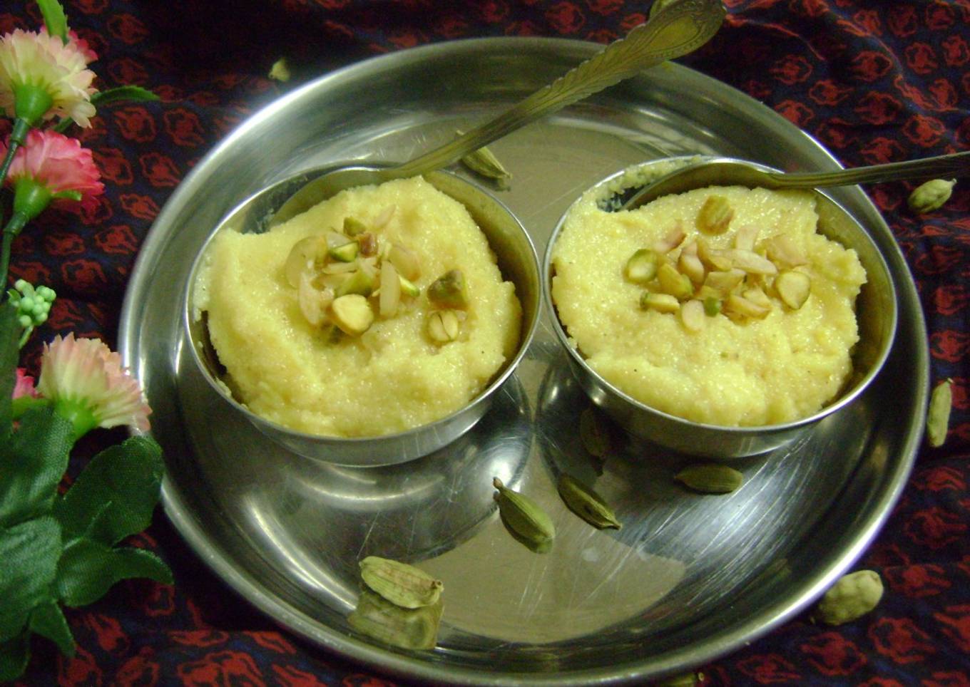 Suji and Custard Halwa