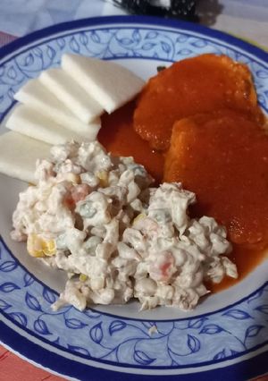Una foto de Tortitas de brócoli y zanahoria
