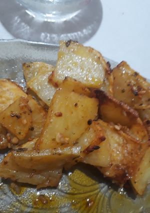 Una foto de Papas al horno súper crocantes
