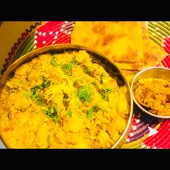 Anday aloo bujia A picture of Anday aloo bujia.