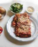 Baked Aromatic Healthy vegetable Lasagna
