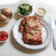 A picture of Baked Aromatic Healthy vegetable Lasagna.